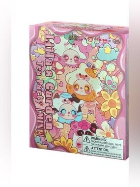 LIILA Garden Tea Party Mini Plush Series Blind Box, Confirmed Green Plum Mouse